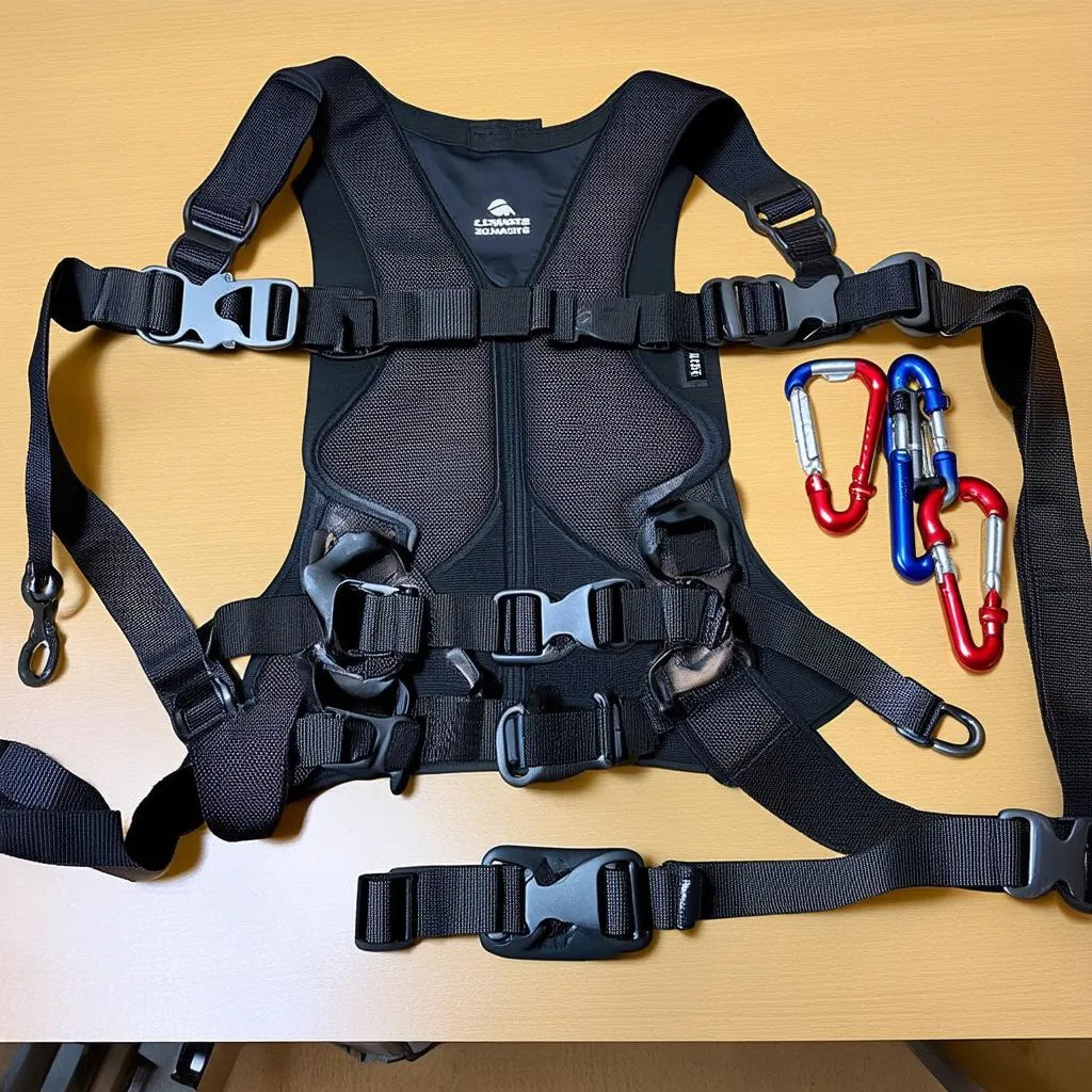 Components of a travel restraint system 