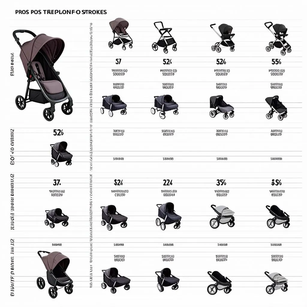 Travel Stroller Comparison Chart