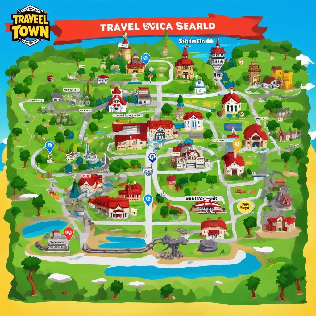 Travel Town Map