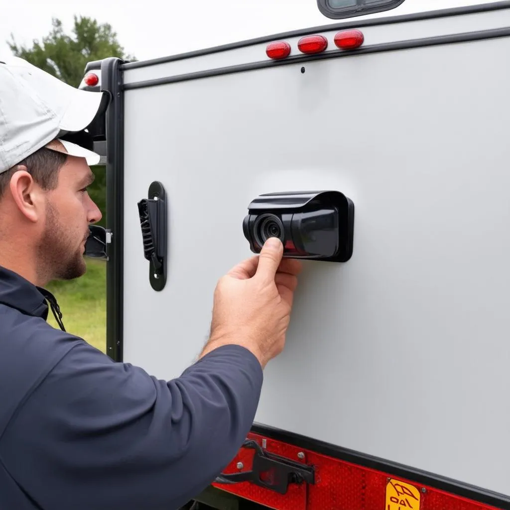 Travel Trailer Backup Camera Installation