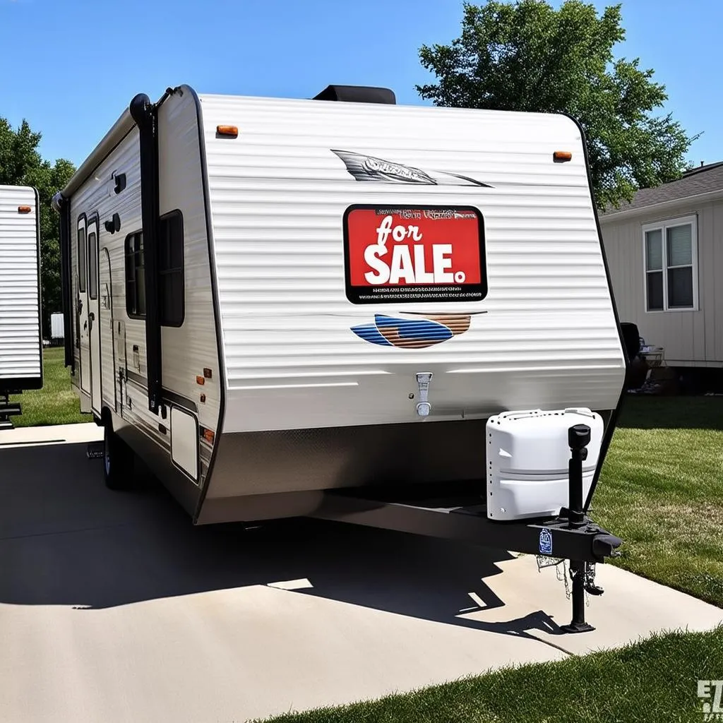 Travel Trailer For Sale Sign