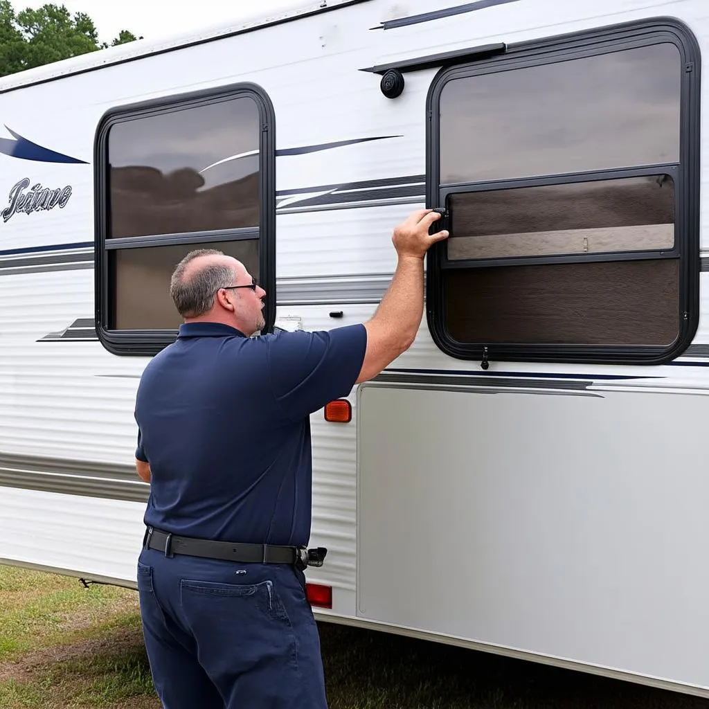 Travel trailer inspection