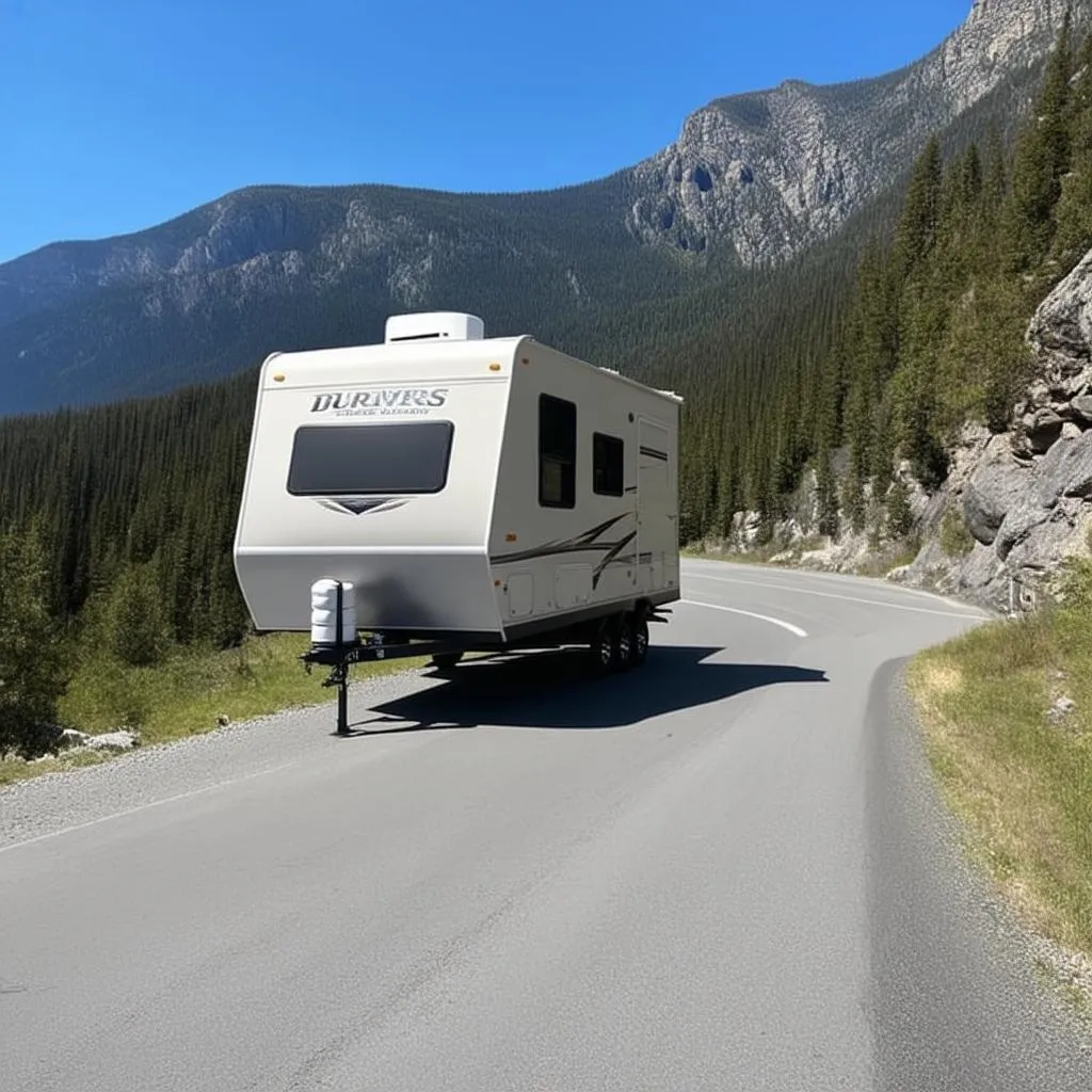 Navigating a Mountain Road