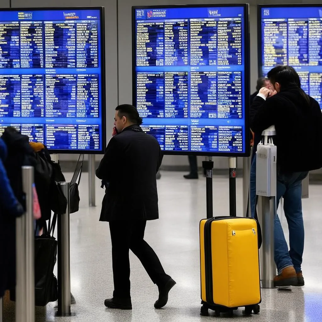 Traveler at Airport