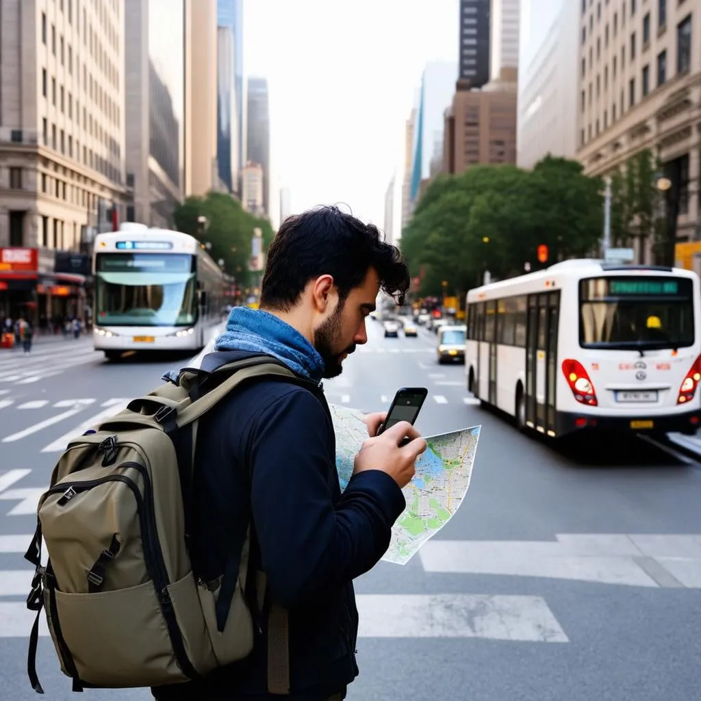 Traveler Consulting Map Phone