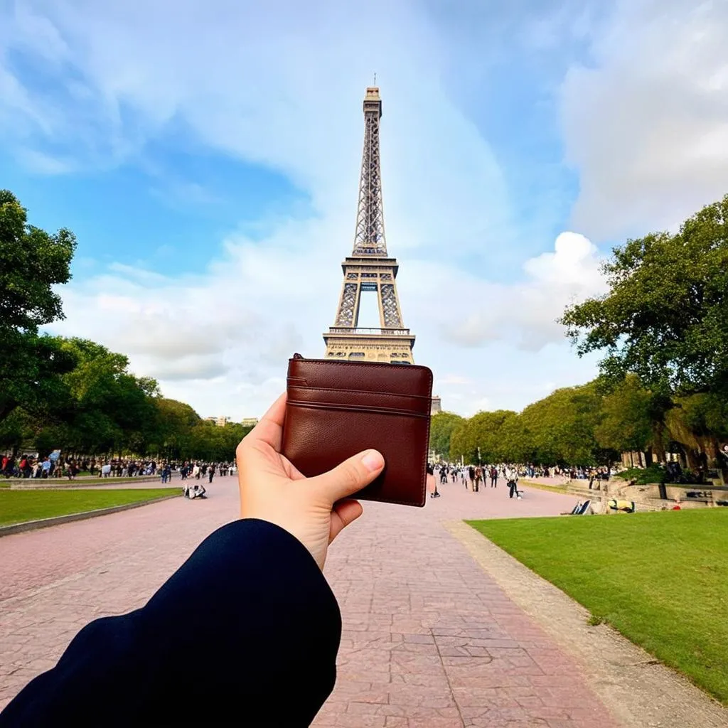 Traveler with Wallet