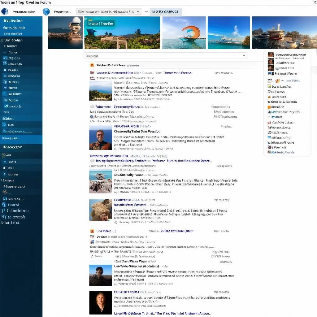 travel forum screenshot