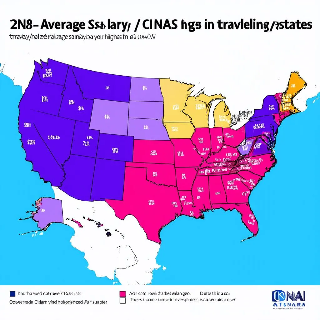 Traveling CNA Salary Map