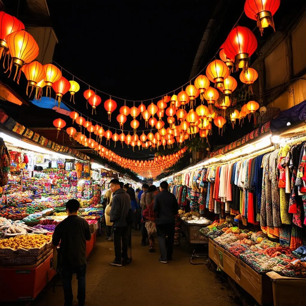 Bustling Night Market