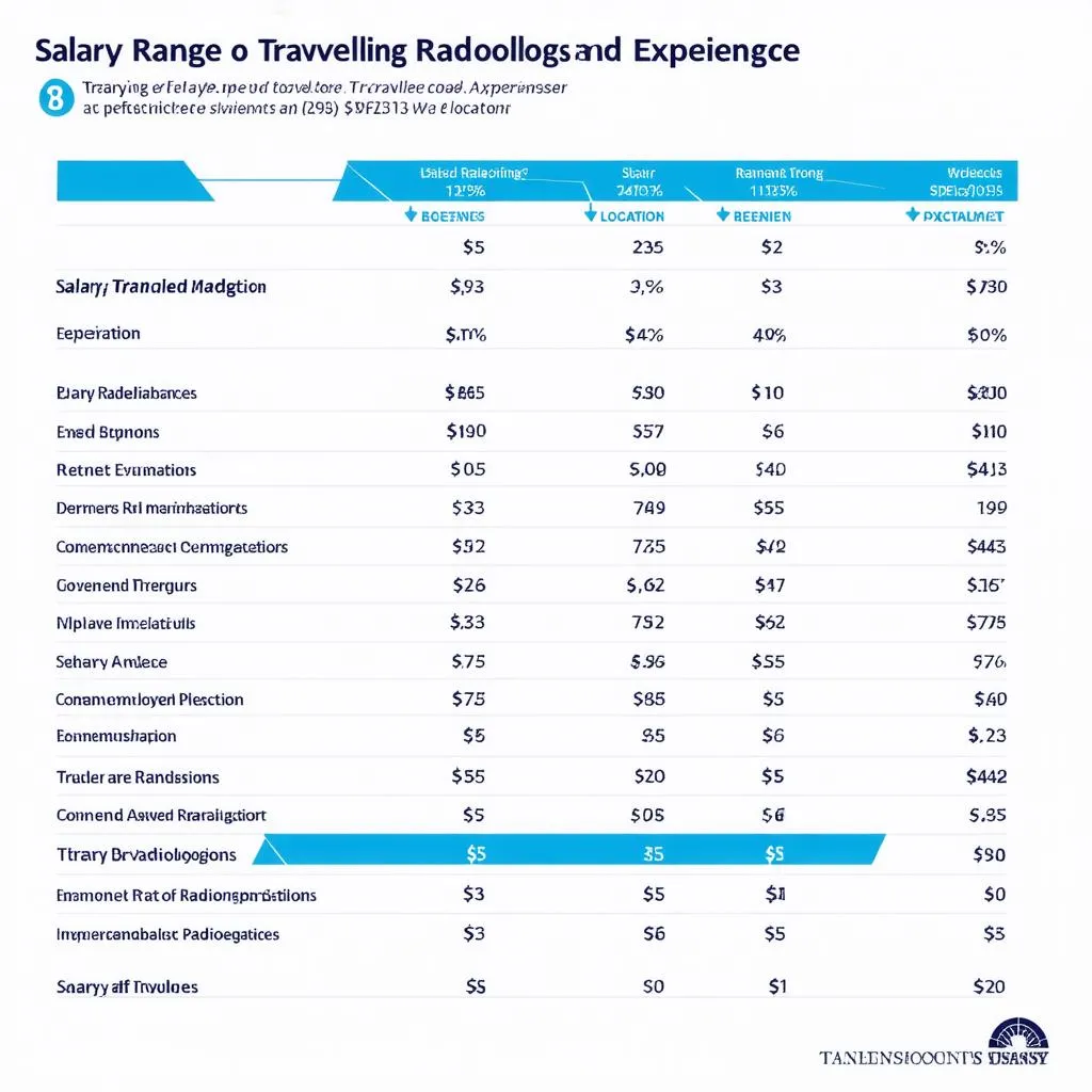 Traveling Radiologist Salary Chart