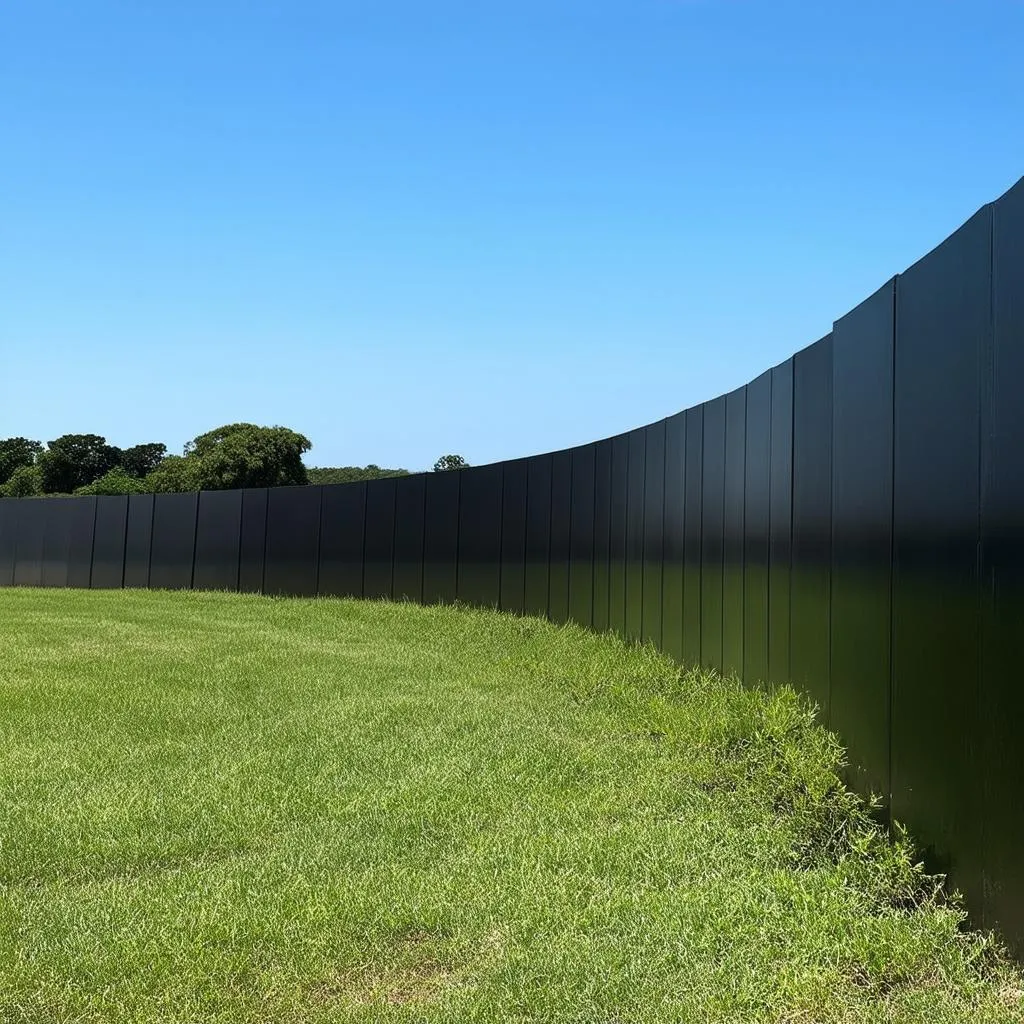 Traveling Vietnam Wall in an Open Field