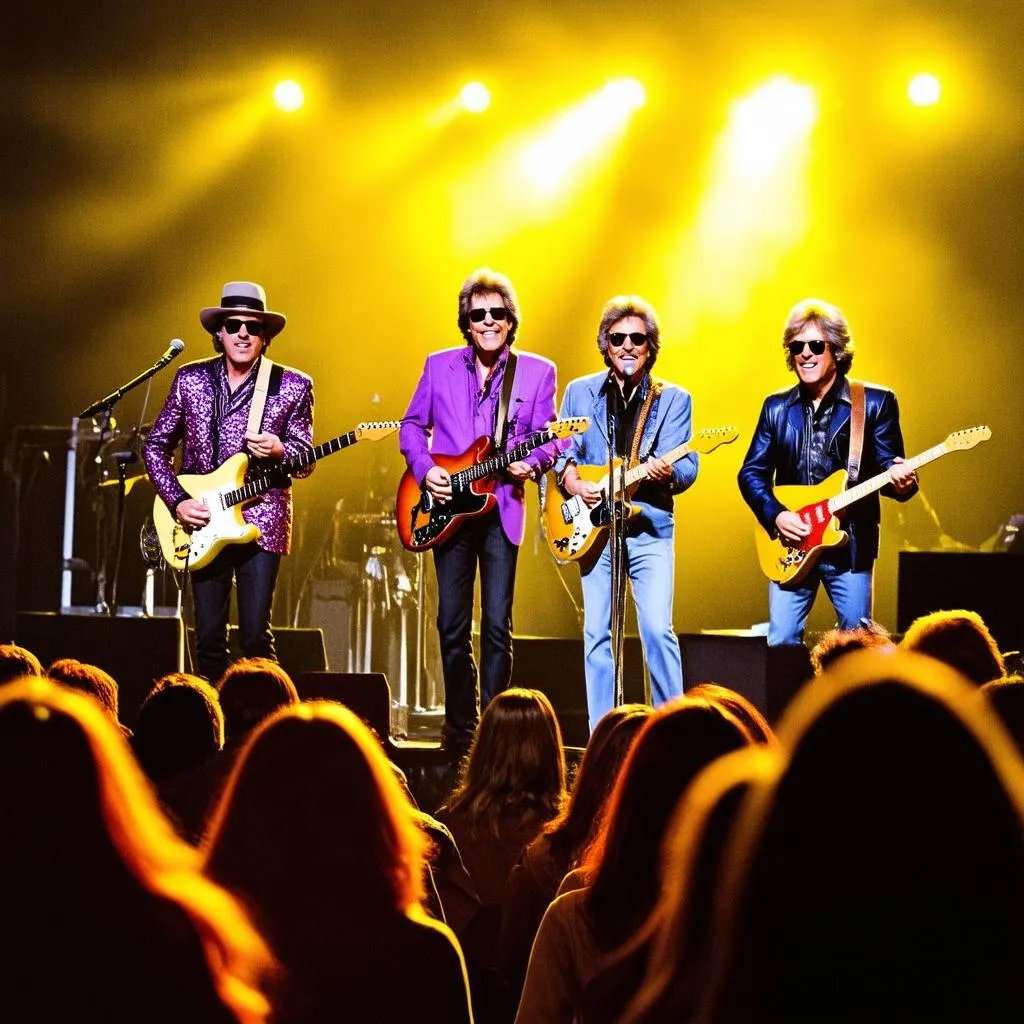 Traveling Wilburys on stage