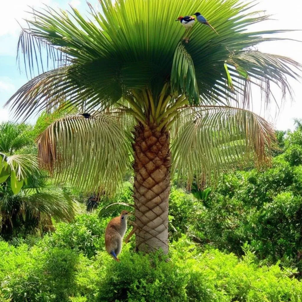 Traveller's Palm and Wildlife