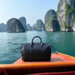 Travelling Bag on Ha Long Bay