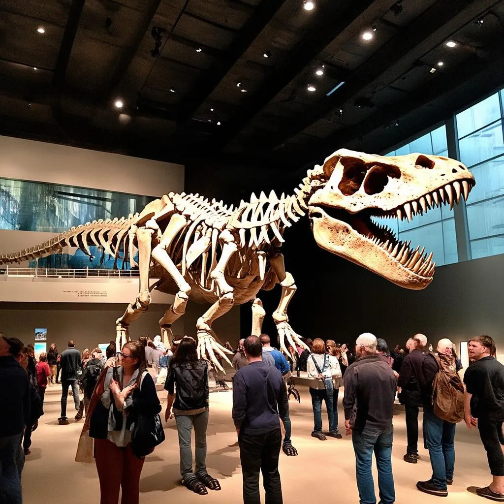 T. Rex Skeleton Exhibit