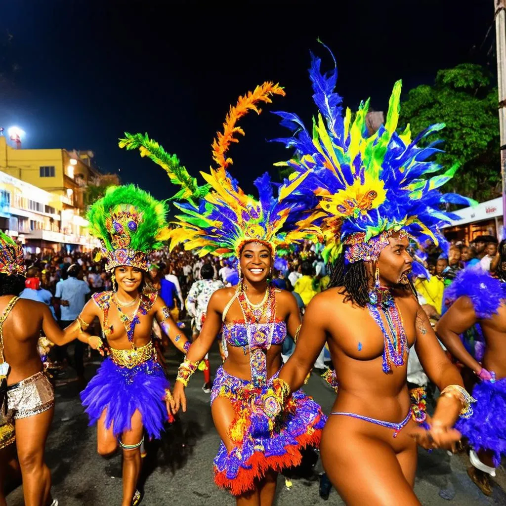 Trinidad Carnival street party