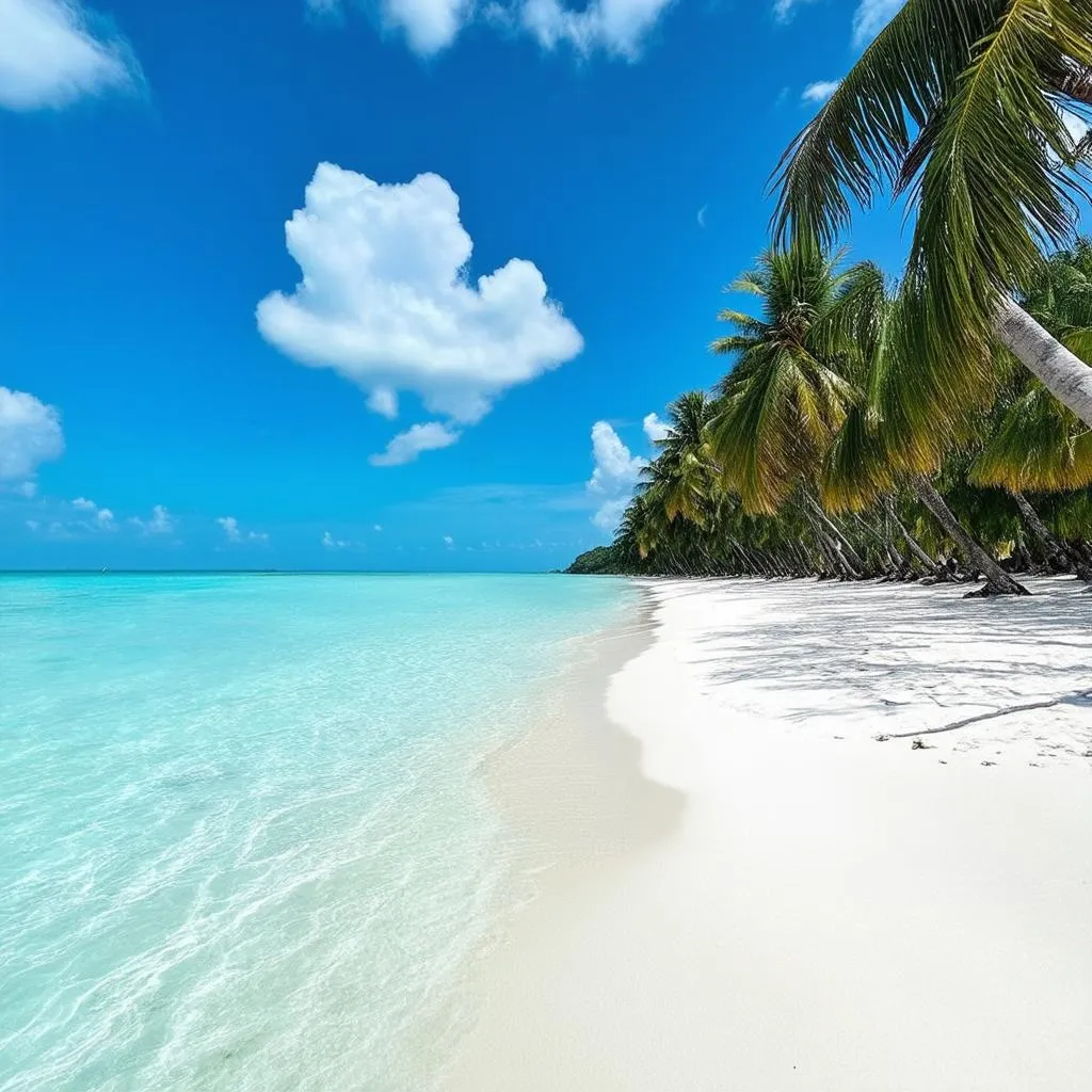 Tropical beach in Thailand