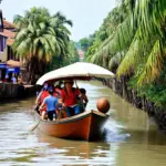 boat trip on canal