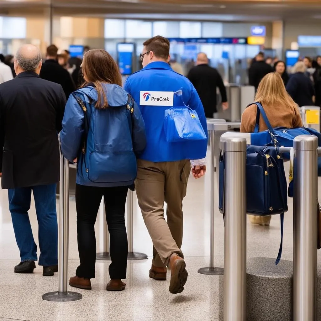 TSA PreCheck line