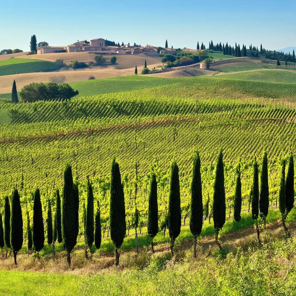 Rolling hills of Tuscany