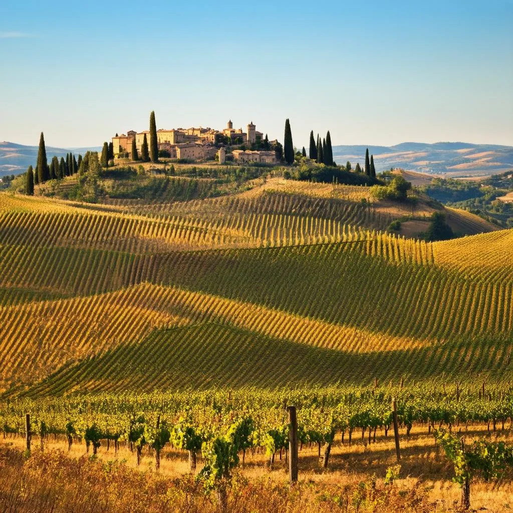 picturesque Tuscan landscape