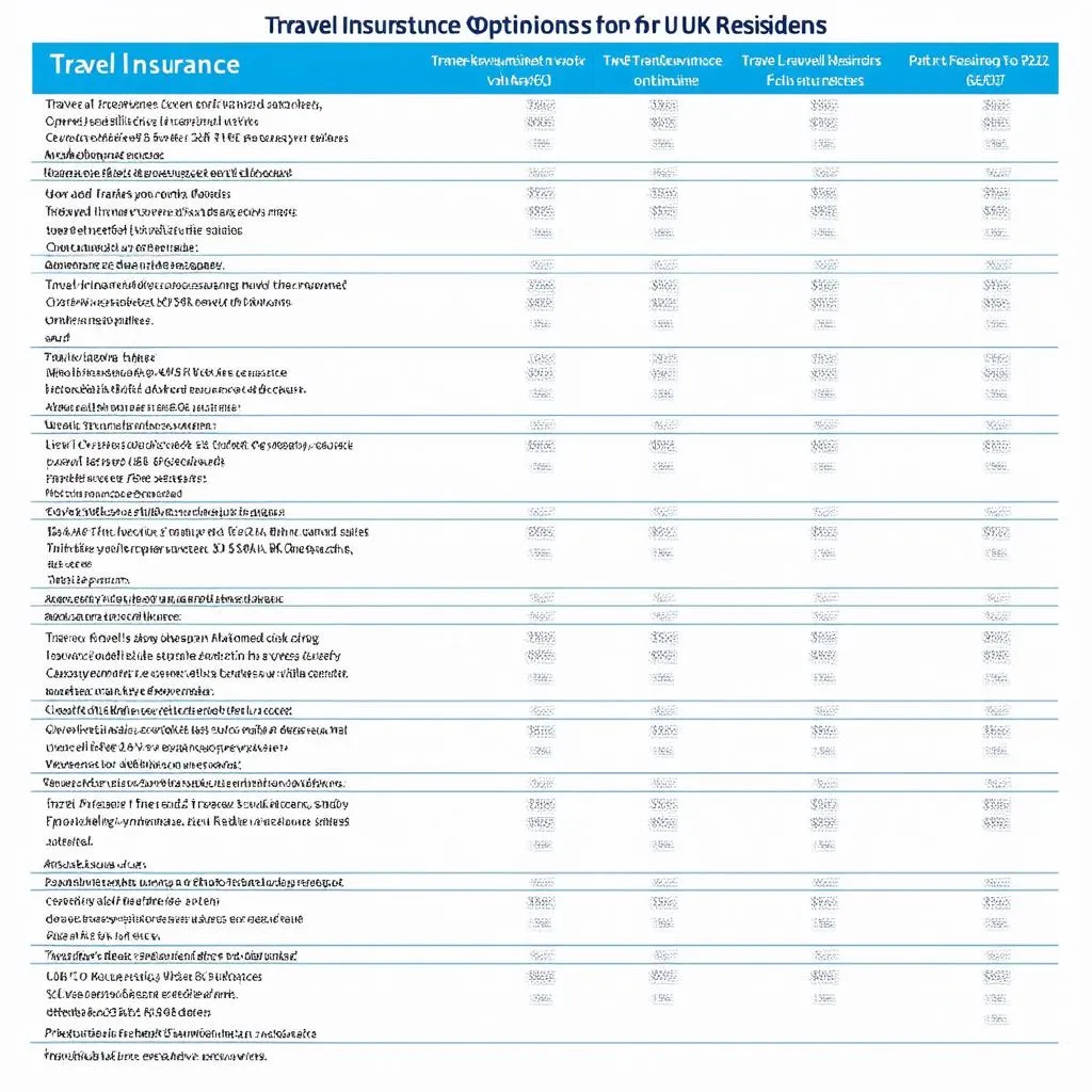 UK travel insurance options