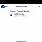 united app profile screenshot