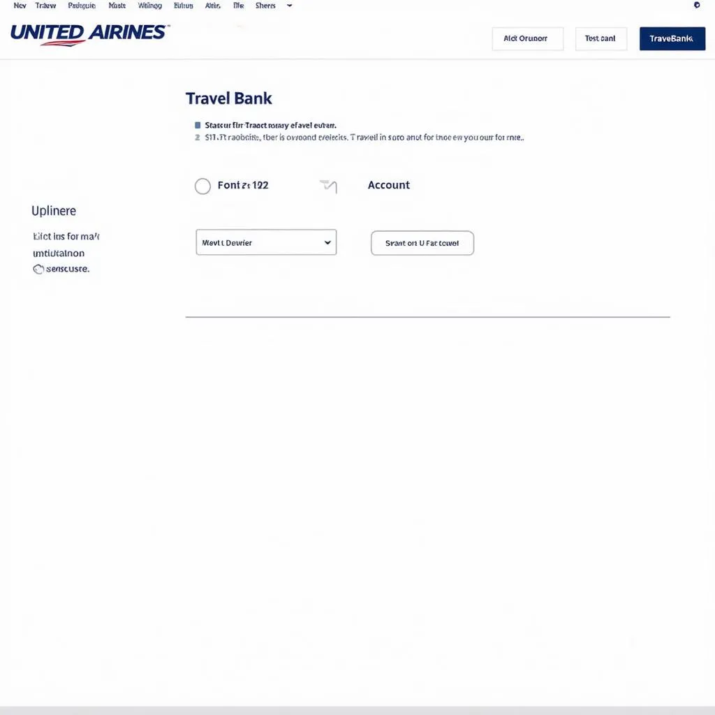 United Travel Bank Website