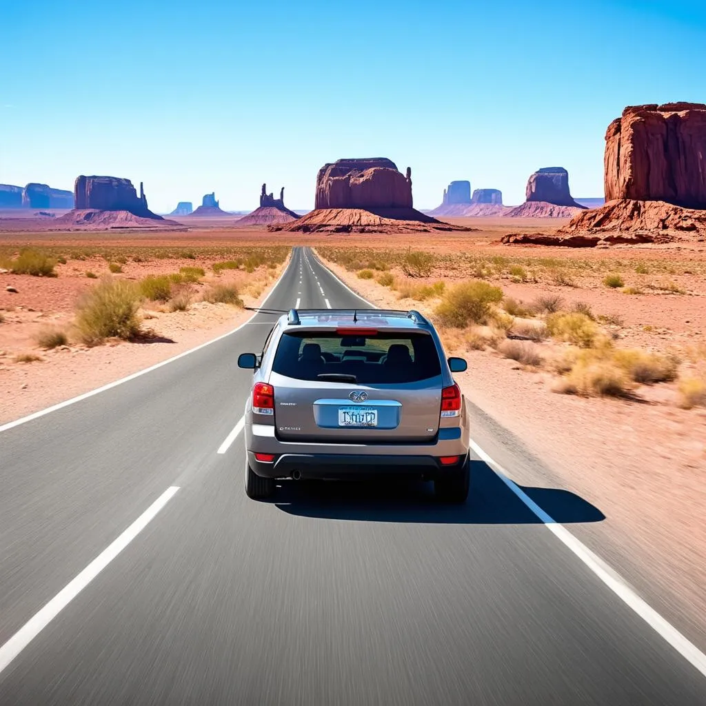 Road Trip Through Monument Valley