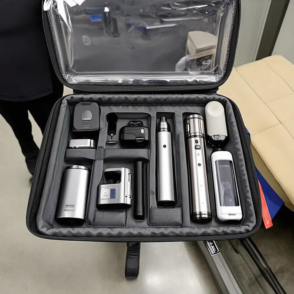 vaping devices in carry on bag