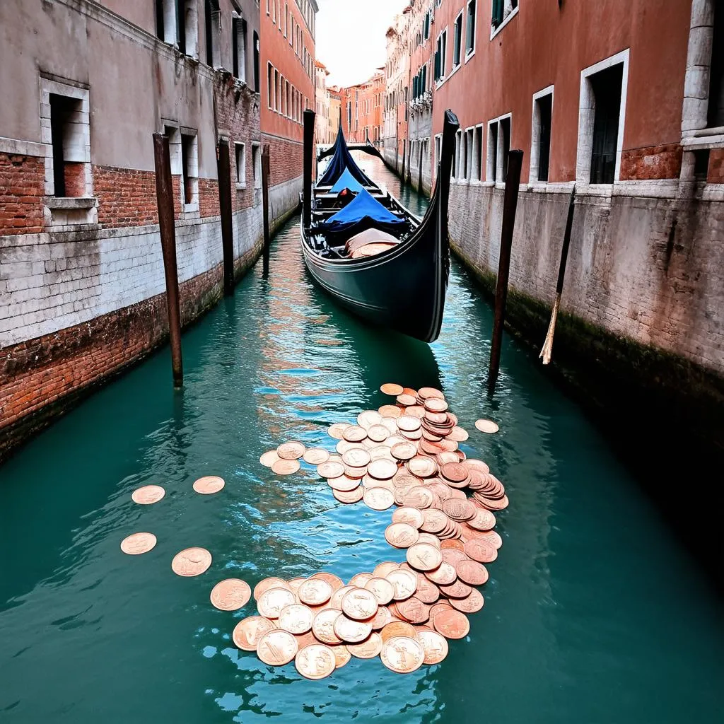 Refraction in Venice Canal