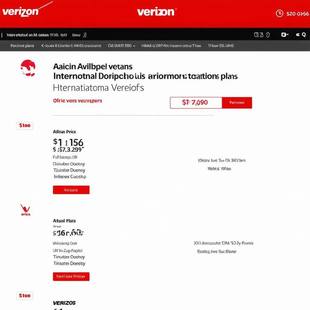 Verizon International Plans