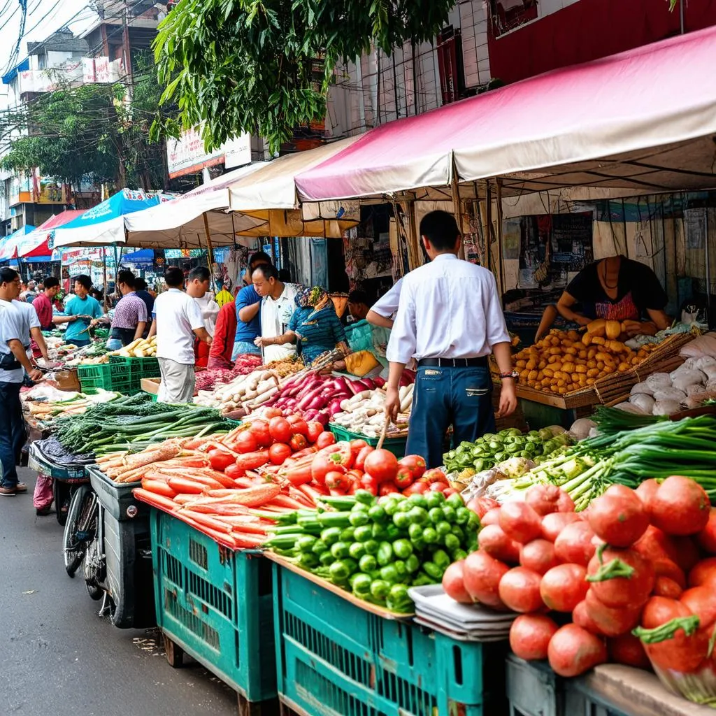 Vi Thanh City Market