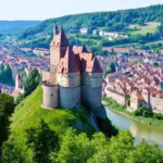 Vianden Castle in Luxembourg