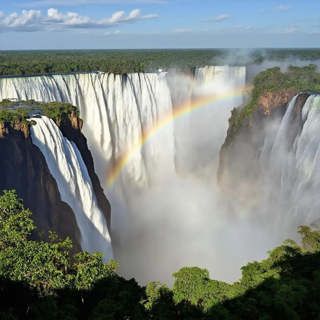 Victoria Falls Aerial