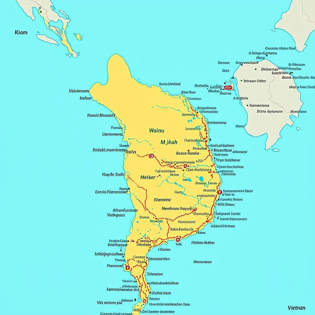 Vietnam Map