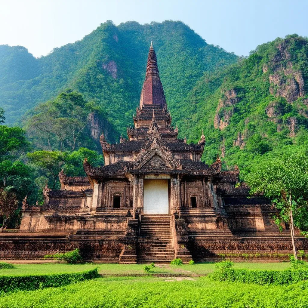 Ancient temple in Vietnam