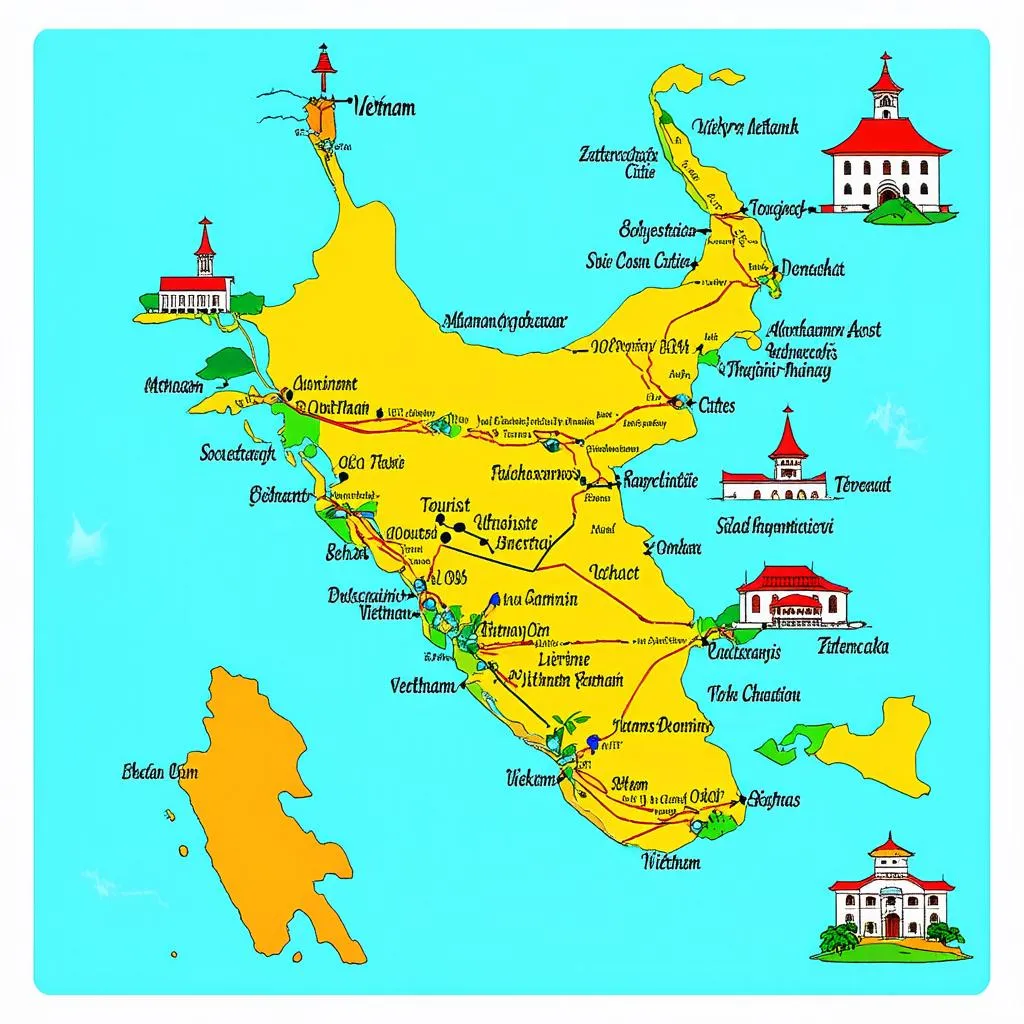 Vietnam Travel Map