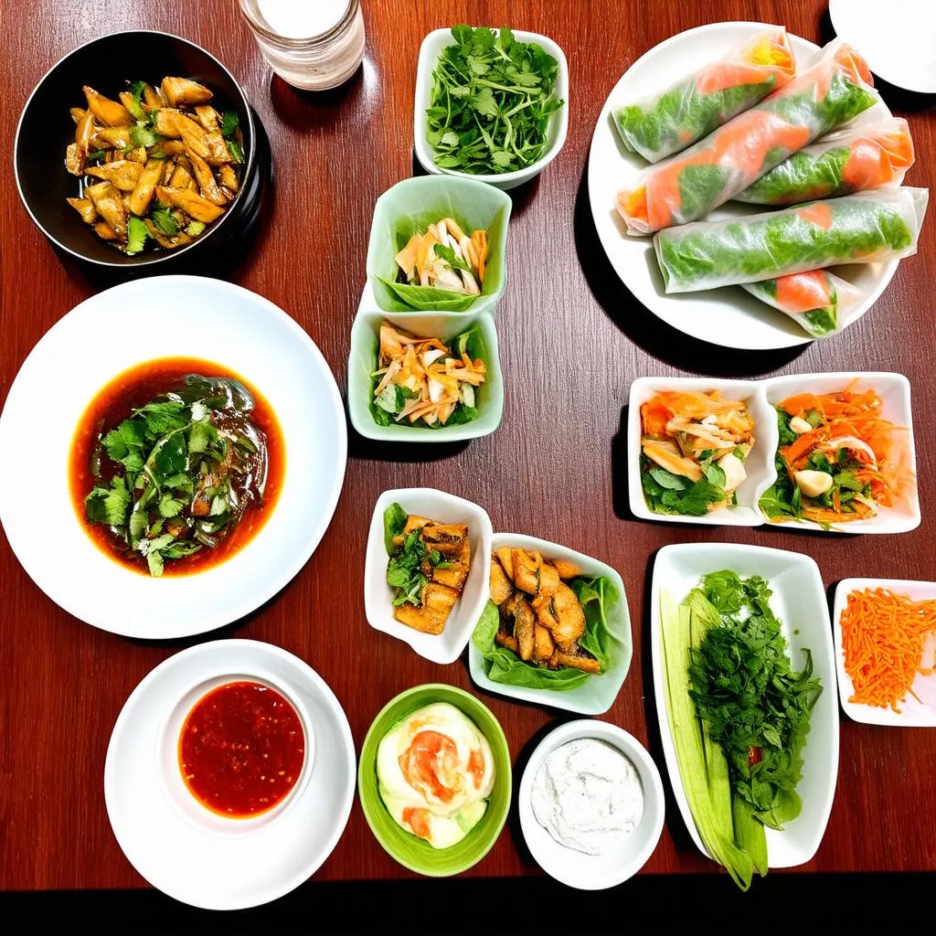 Delicious Vietnamese food