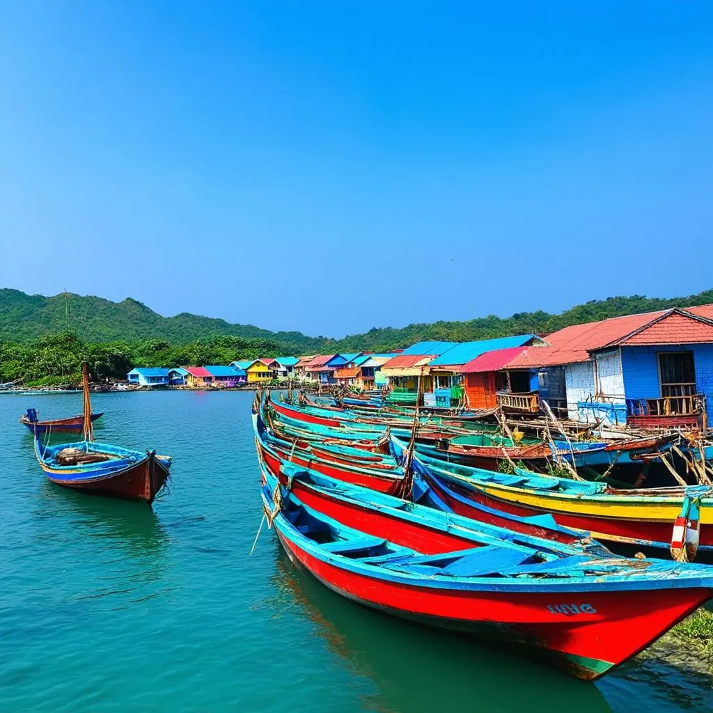 Vinh Hy Bay fishing village