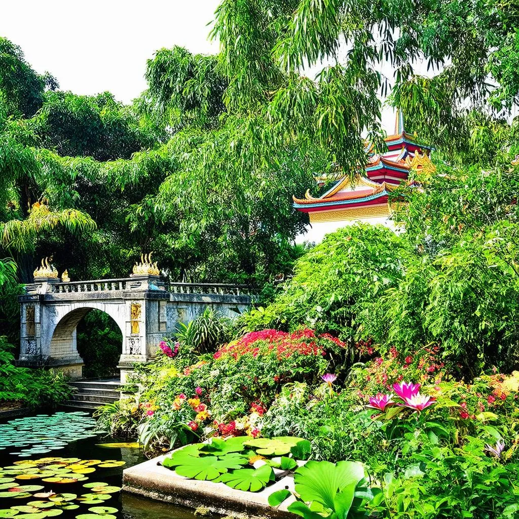 Vinh Nghiem Pagoda Gardens