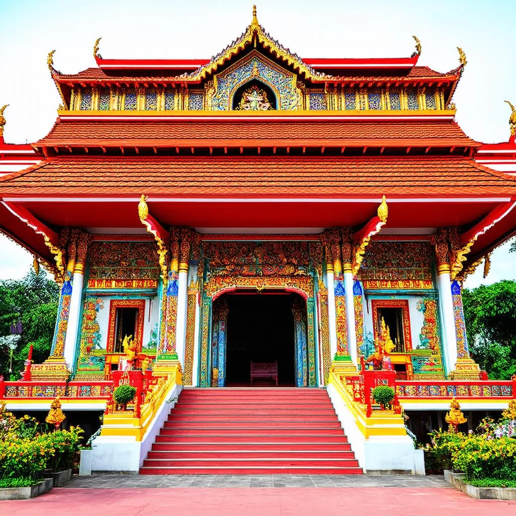 Vinh Trang Pagoda Facade