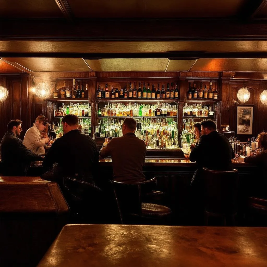 Vintage Bar Interior