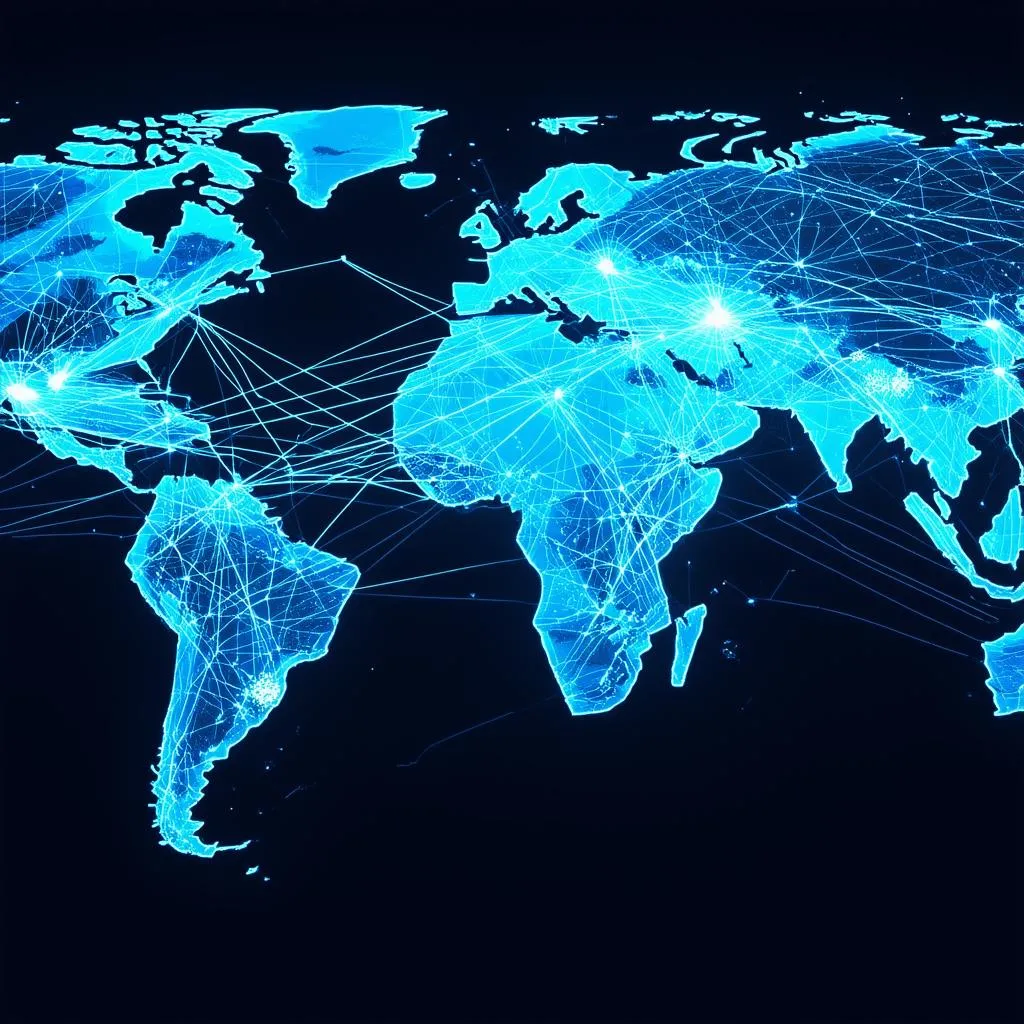 VPN connection map