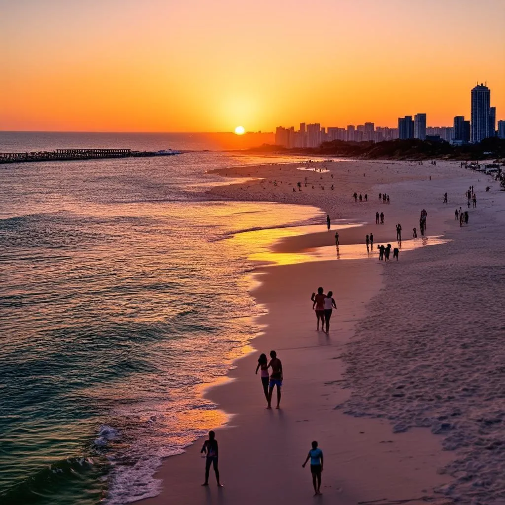 Waikiki Beach Sunset