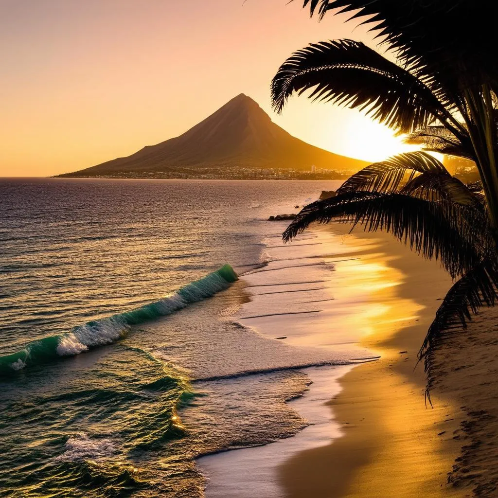 Waikiki Beach Sunset