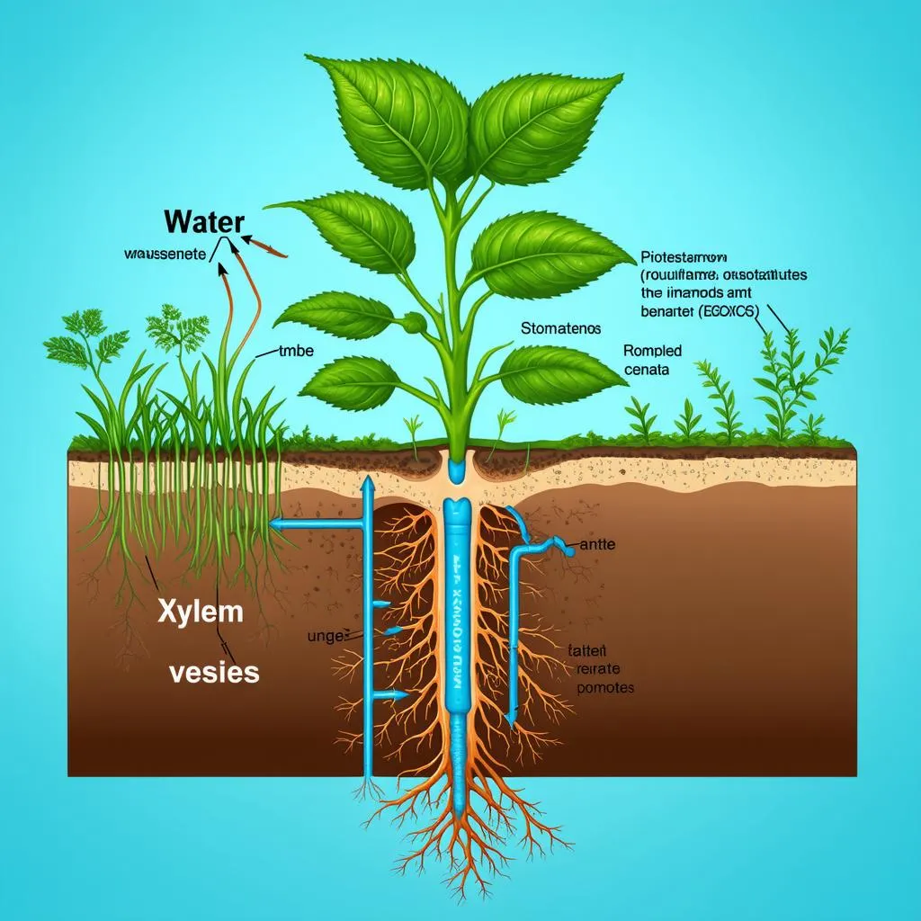 Water Transport System in Plants