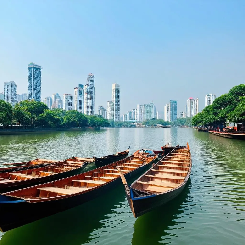 Serene West Lake in Hanoi