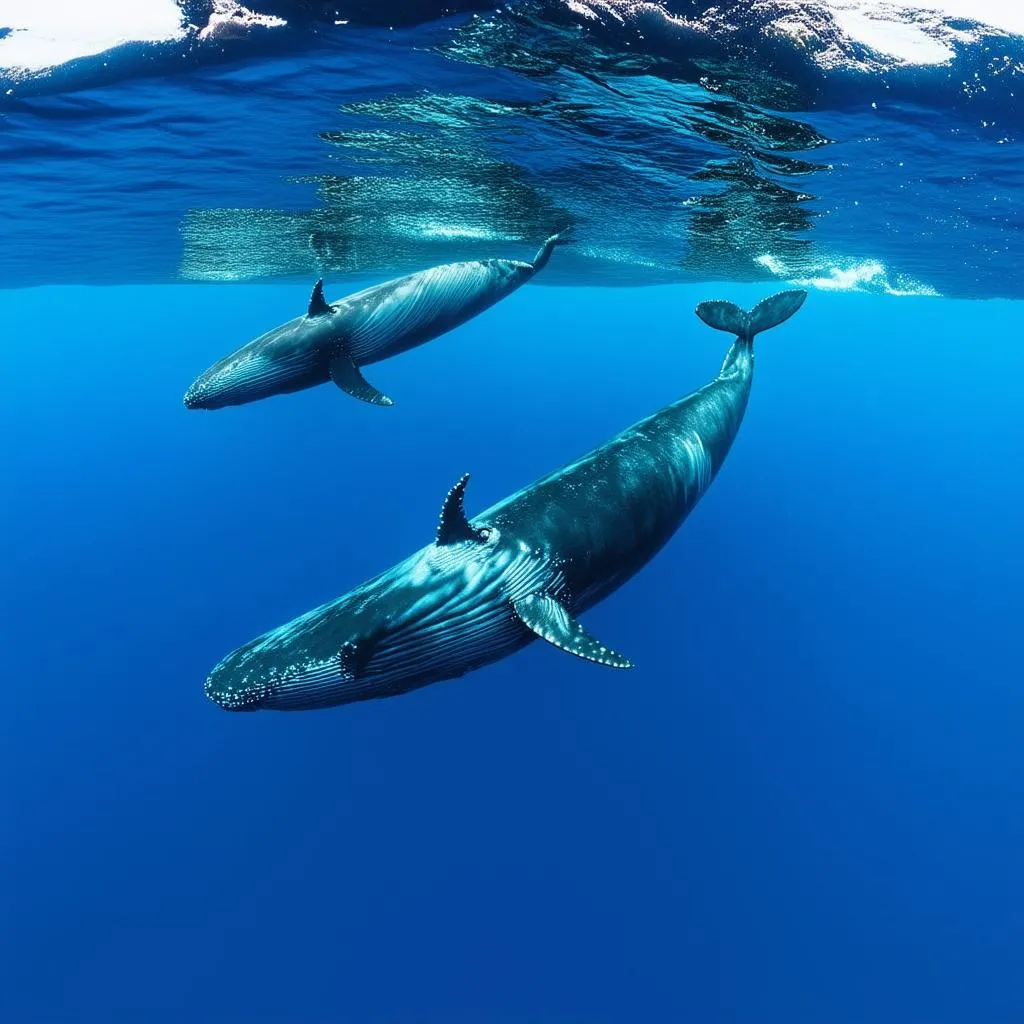 Whale communication underwater