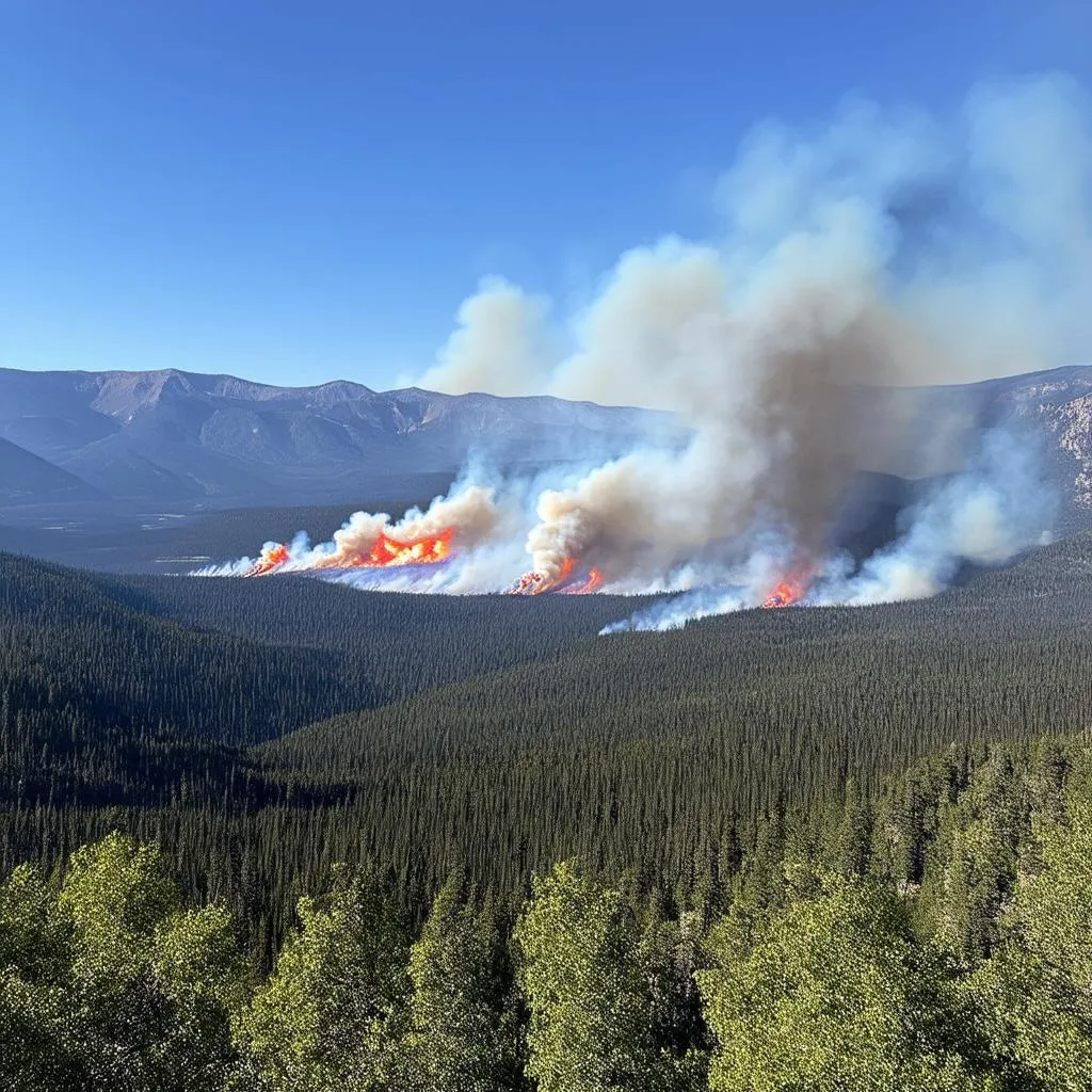 smoke filled valley